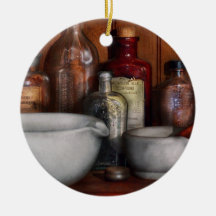 Pharmacien - médecine pour la toux décoration de noël