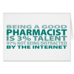 Pharmacist 3% Talent Greeting Cards