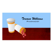 Pharmacist Business Cards