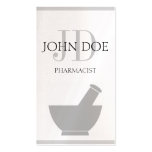 Pharmacist Compounding Pharmacy Mortar Pestle Business Card