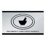 Pharmacist Compounding Pharmacy Mortar Pestle Business Card Templates
