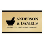 Pharmacist Compounding Pharmacy Mortar Pestle Business Card Templates