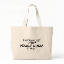 Pharmacist Deadly Ninja by Night Tote Bags