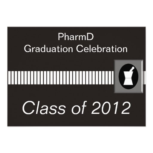 Pharmacist Graduation Invitations