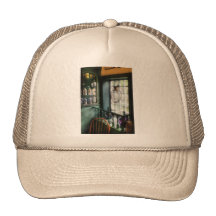 Pharmacist - In a Pharmacists window Mesh Hats