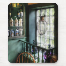 Pharmacist - In a Pharmacists window Mouse Pad
