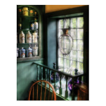 Pharmacist - In a Pharmacists window Post Cards