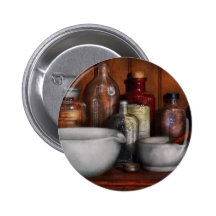 Pharmacist - Medicine for Coughing Pinback Button