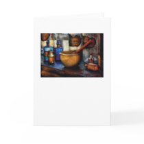 Pharmacist - Mortar and Pestle Greeting Card