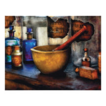 Pharmacist - Mortar and Pestle Custom Announcement
