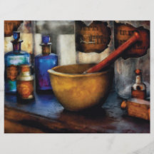 Pharmacist - Mortar and Pestle Full Color Flyer
