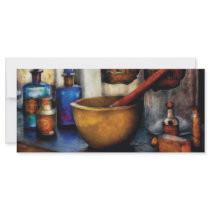 Pharmacist - Mortar and Pestle Customized Rack Card