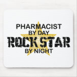 Pharmacist  Rock Star by Night Mouse Pads