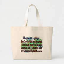 Pharmacist sayings "You Know You're Pharmacist IF" Canvas Bag