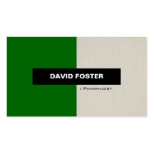 Pharmacist - Simple Elegant Stylish Business Card