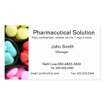 Pharmacy buisness card business card templates