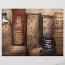 Pharmacy - Cures for the Bowels Flyer Design