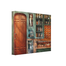 Pharmacy - Medicine - Pharmaceutical remedies Stretched Canvas Print