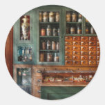 Pharmacy - Medicine - Pharmaceutical remedies Round Stickers