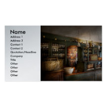 Pharmacy - Morning Preparations Business Card