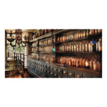 Pharmacy - So many drawers and bottles Photo Cards