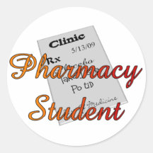 Pharmacy student Unique Gifts Sticker