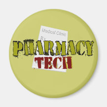 Pharmacy Tech Gifts With Prescription Design Magnet
