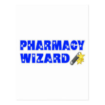 Pharmacy Wizard Post Cards
