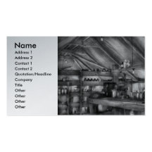 Pharmacy - WWII - Station hospital lab Business Card Template