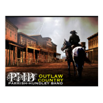 PHB Outlaw Country Post Card postcards