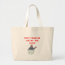 phd canvas bag