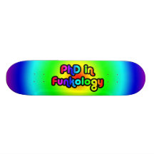 PhD en arc-en-ciel de trouille de plaisanterie d'a Skateboards Personnalisables