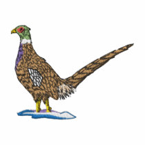 Pheasant Embroidered Shirt