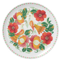 Pheasants Vignette Plate