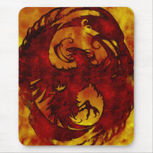 Pheonix Rising Fantasy 2 Mousepads