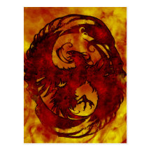 Pheonix Rising Fantasy 2 Post Card