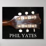 Phil Yates and his Gibson Poster