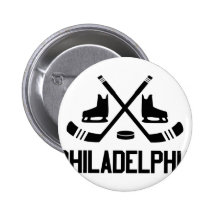 Philadelphia Hockey Button