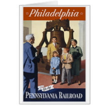 Philadelphia Pennsylvania Railroad Card