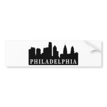 Philadelphia Skyline Bumper Stickers
