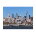 Philadelphia Skyline, Medium View Post Cards