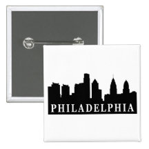 Philadelphia Skyline Pin