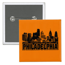Philadelphia Skyline Pins