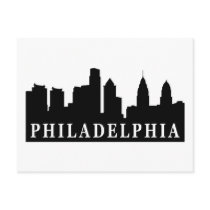 Philadelphia Skyline Post Cards