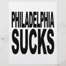 Philadelphia Sucks Custom Flyer