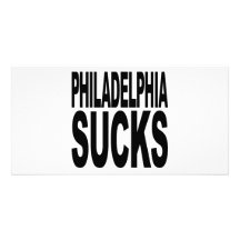 Philadelphia Sucks Photo Card Template