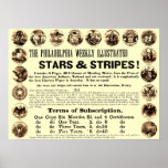 Philadelphia Weekly 1918 Stars & Stripes Newspaper posters