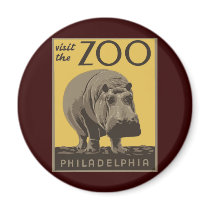 Philadelphia Zoo Fridge Magnet