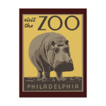 Philadelphia Zoo Postcard