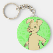 Philip Pig Keychain